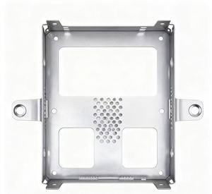 工控设备显示屏安装金属框架 五金冲压散热支架