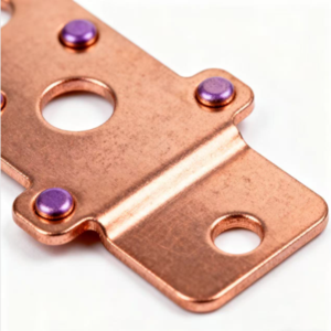 紫铜汇流排_多孔镀紫铜导电排_工业电路连接铜排