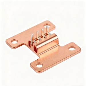 铜质多针脚导电连接器_多线路集成接插件_多孔固定铜质端子